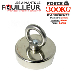 Imán de neodimio 300kg