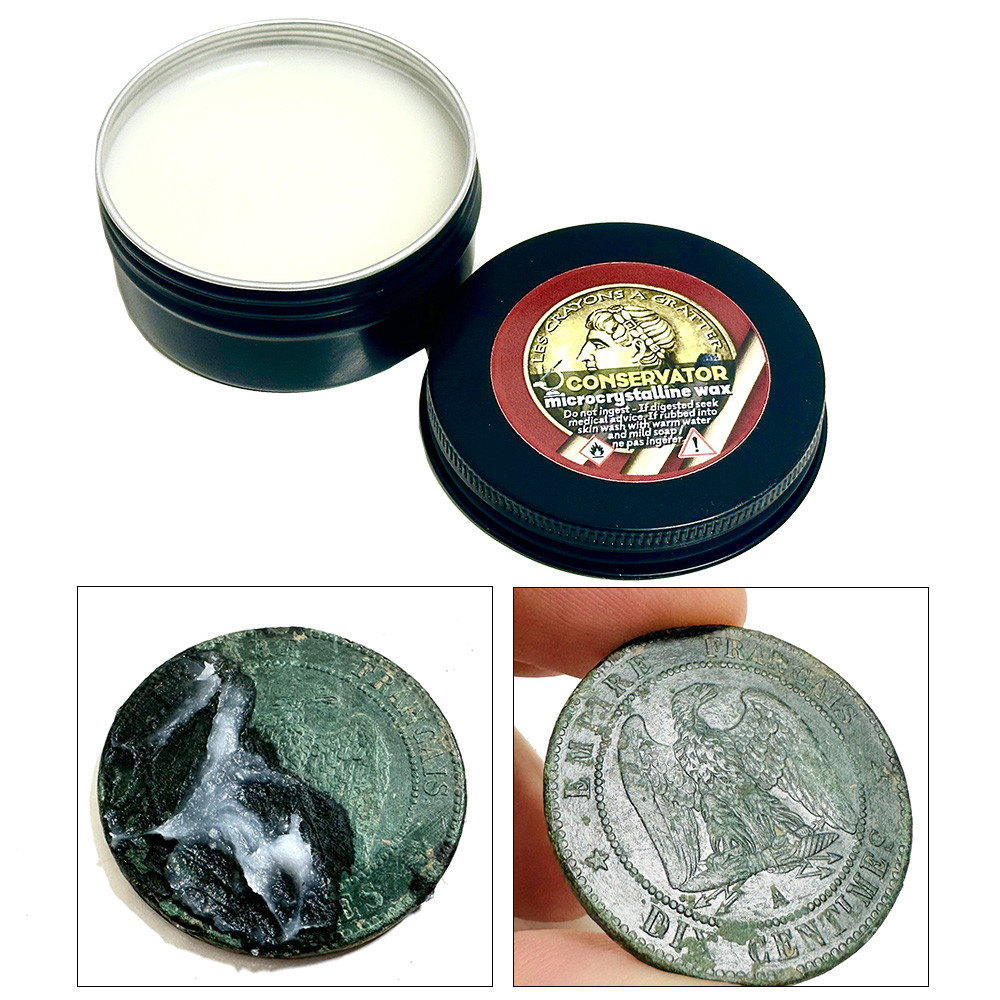 Cera microcristalina monedas