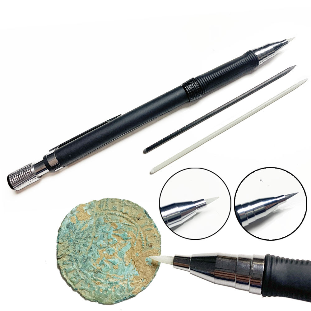 Lápiz limpiador de monedas