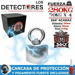 Imán de neodimio 360° 280KG photo