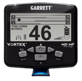 Garrett Vortex VX9 pantalla y características