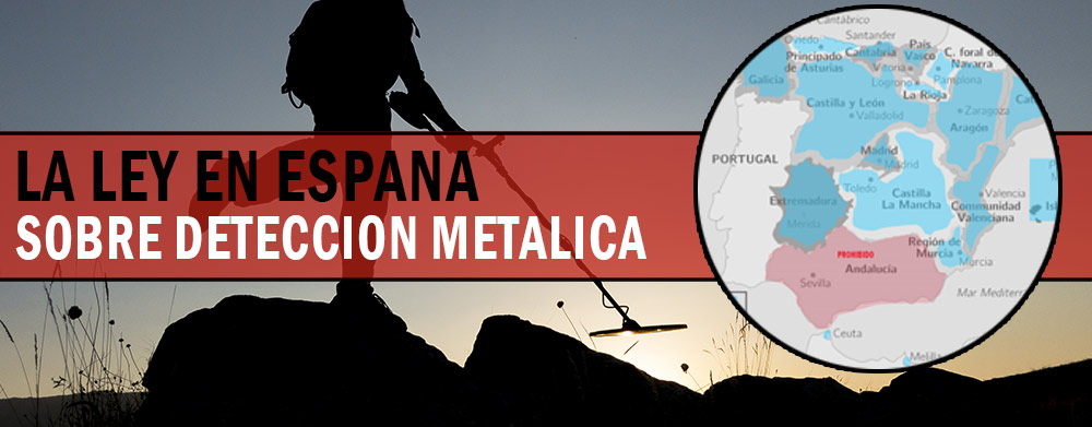 ley espana deteccion metalica