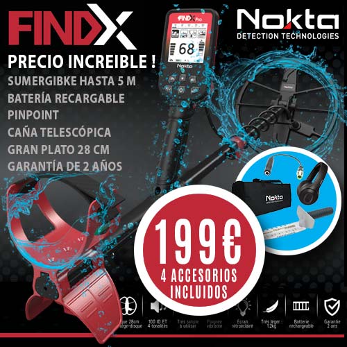 Detector de metales Nokta FindX PRO
